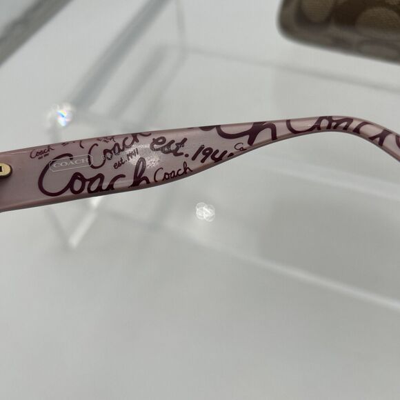 COACH “GEORGETTE” Sunglass Frame S497 55-17-135 Dark Brown Wrap G405👀⬇️+Case. - Picture 5 of 15